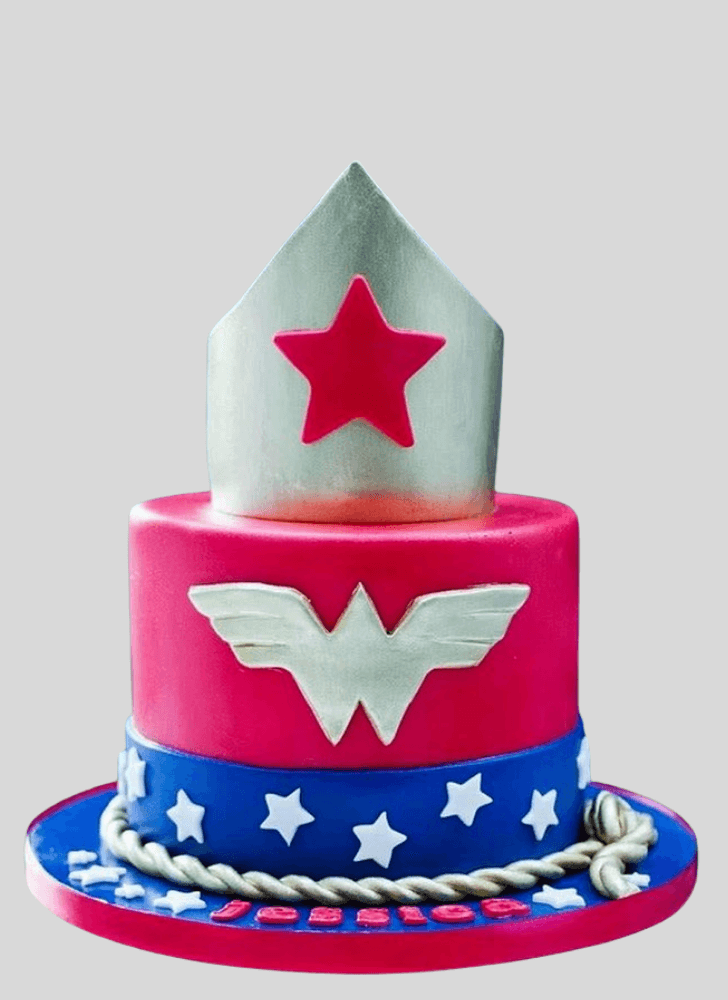 Superb Wonder Woman Cake