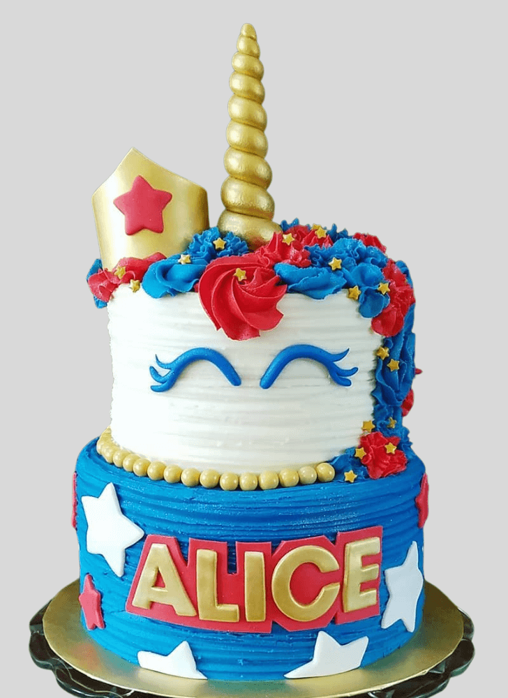 Wonderful Wonder Woman Cake Design