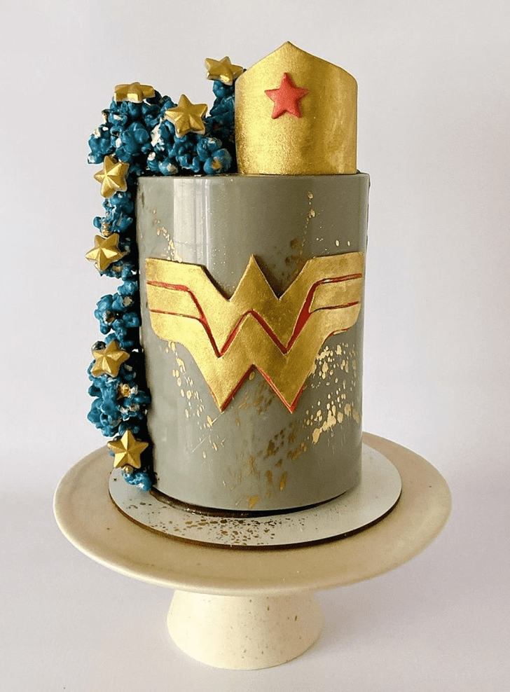 Alluring Wonder Woman Cake