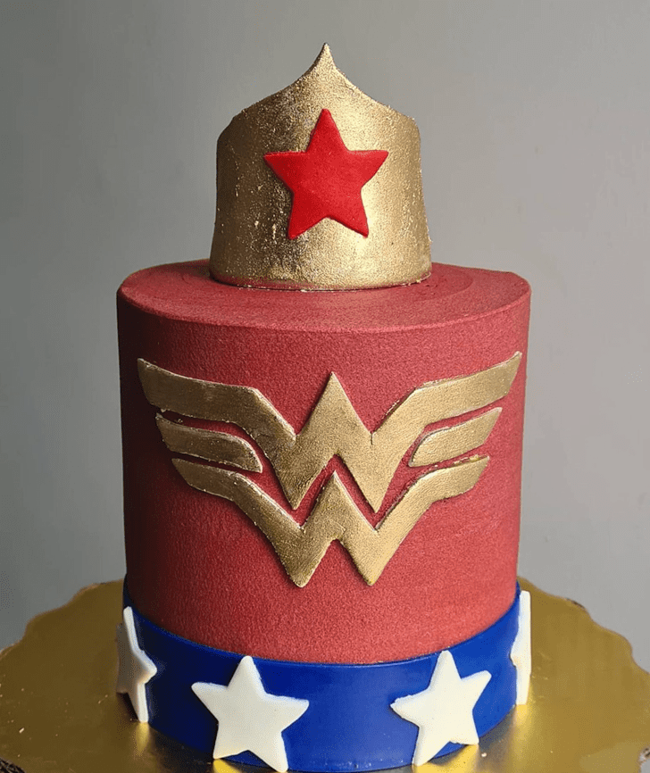 Bewitching Wonder Woman Cake