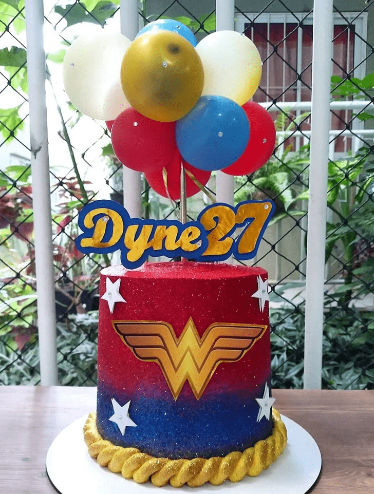 Handsome Wonder Woman Cake