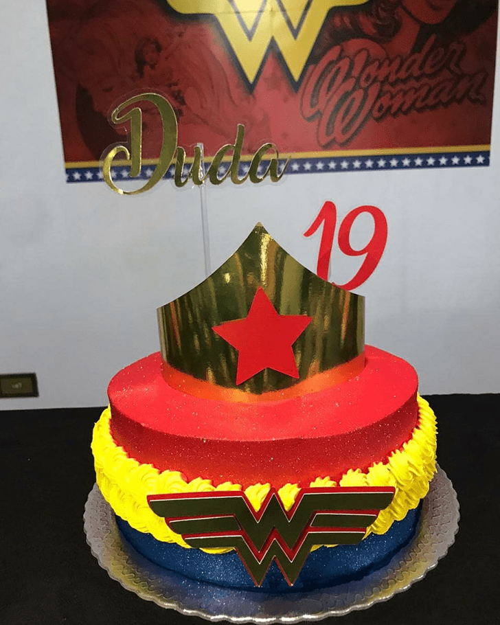 Ravishing Wonder Woman Cake