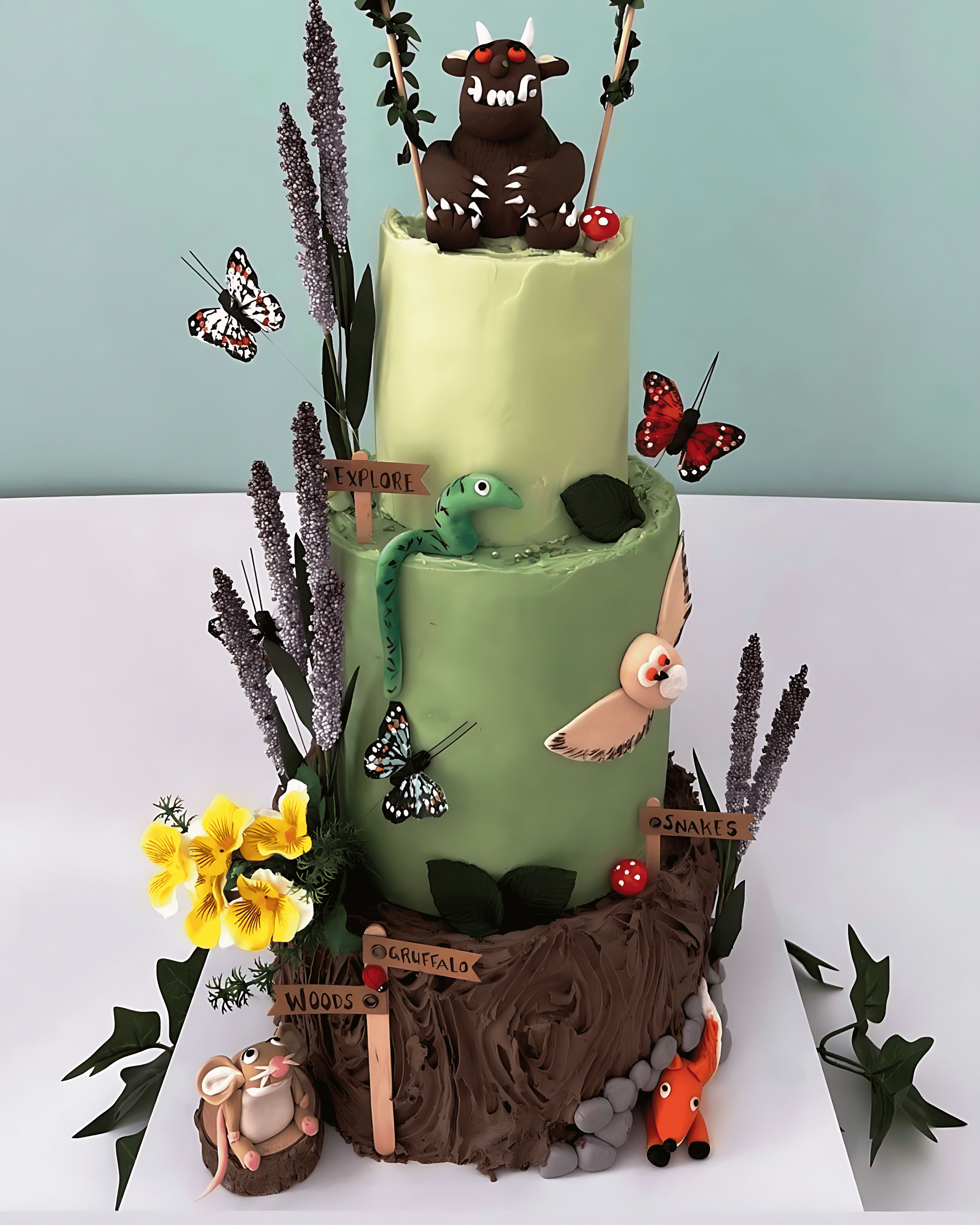 Adorable Woodland  Cake