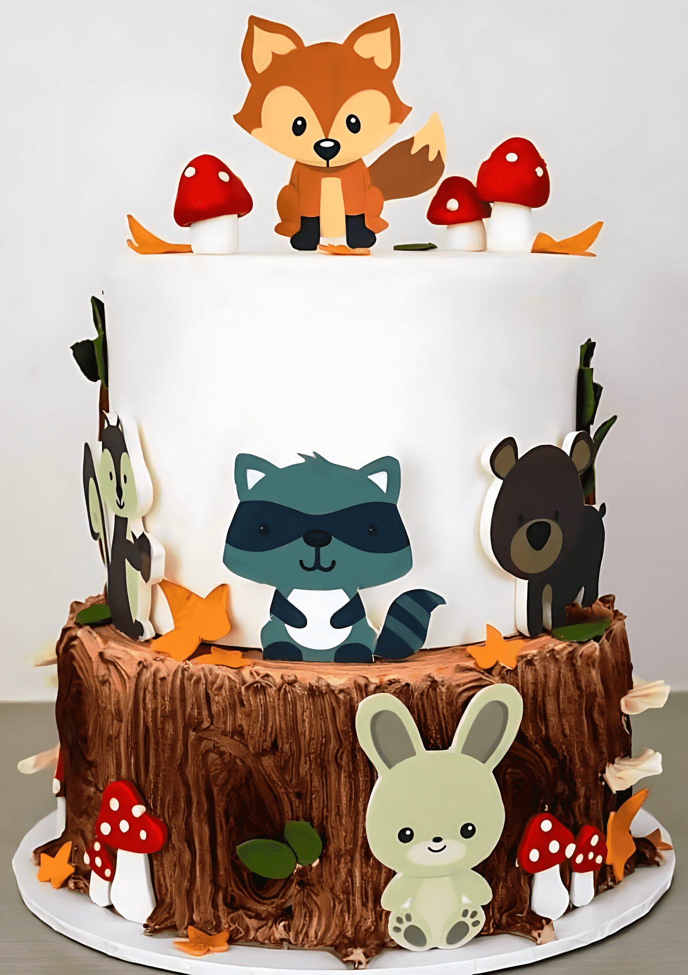 Elegant Woodland  Cake