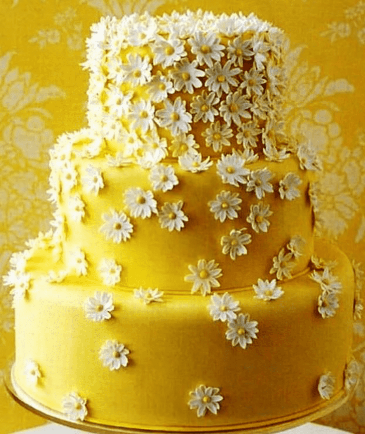 Lovely Yellow Cake Design
