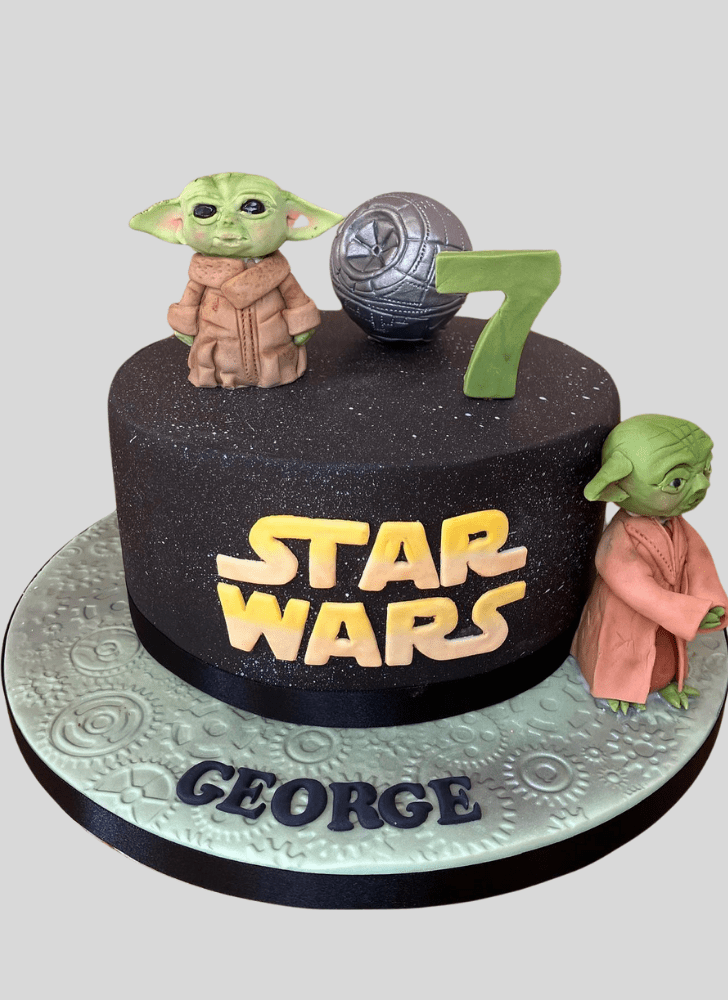 Beauteous Yoda Cake