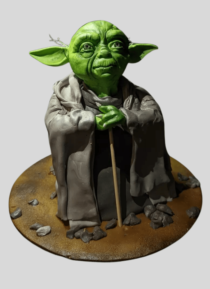 Charming Yoda Cake