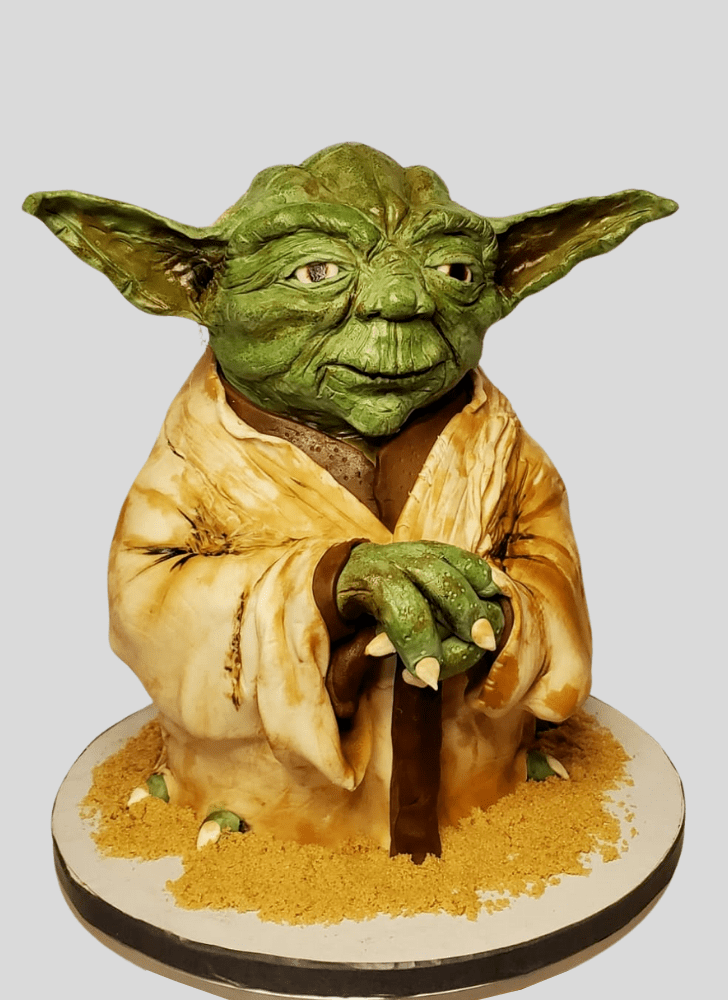 Classy Yoda Cake