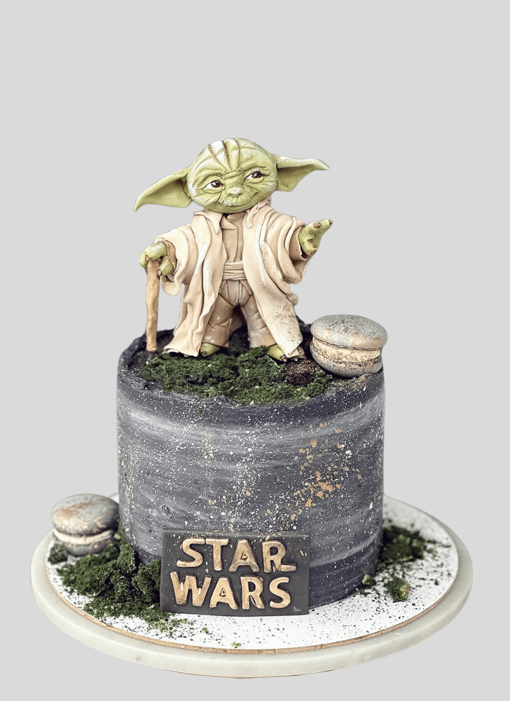 Cute Yoda Cake