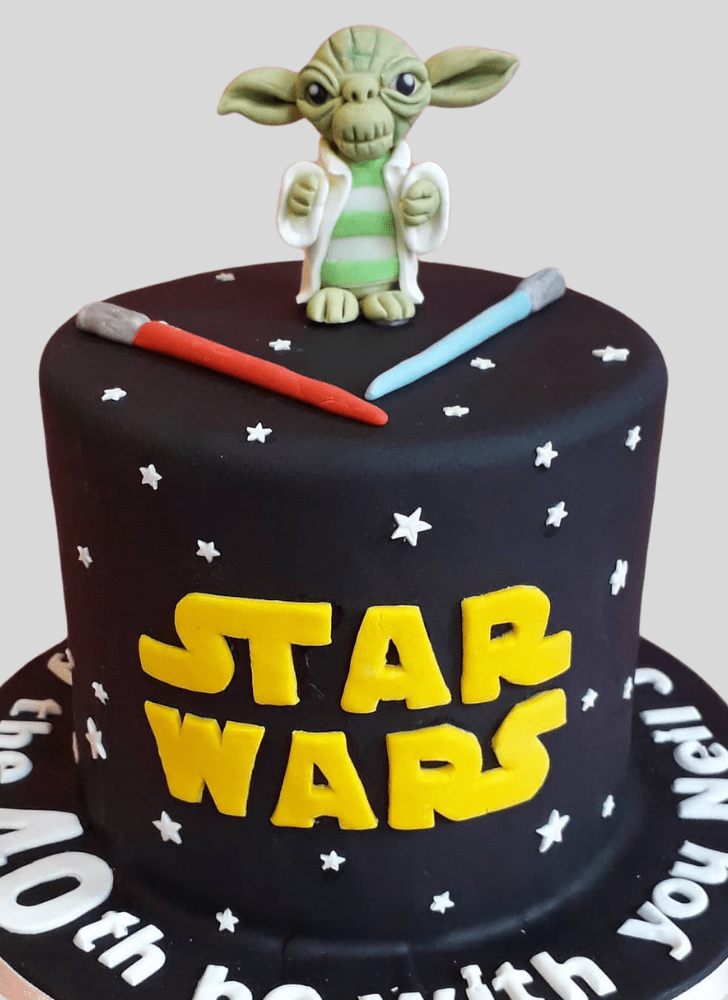 Enthralling Yoda Cake