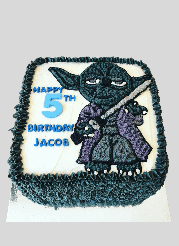 Fascinating Yoda Cake