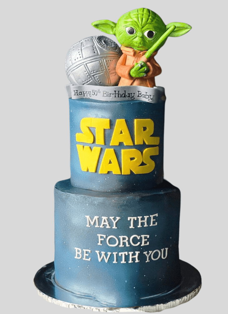 Graceful Yoda Cake