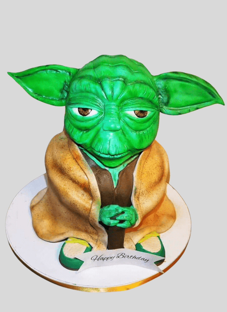 Handsome Yoda Cake