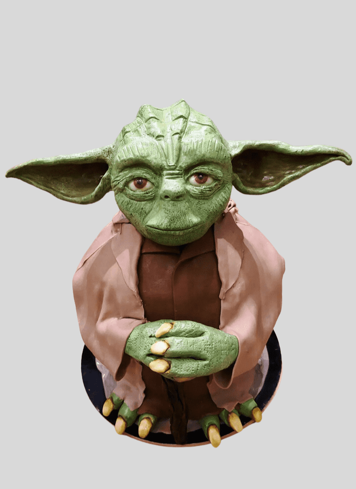 Lovely Yoda Cake Design