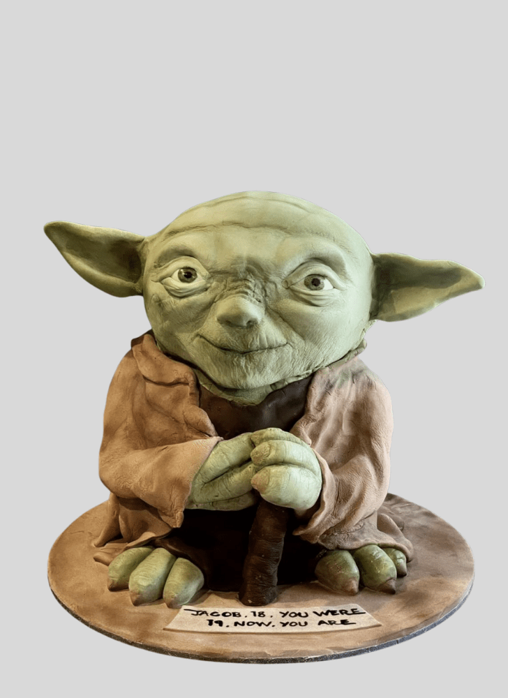 Radiant Yoda Cake