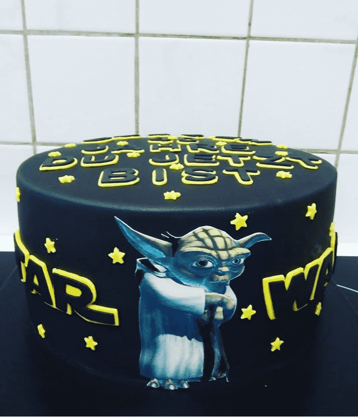 Angelic Yoda Cake