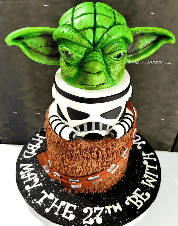 Cute Yoda Cake