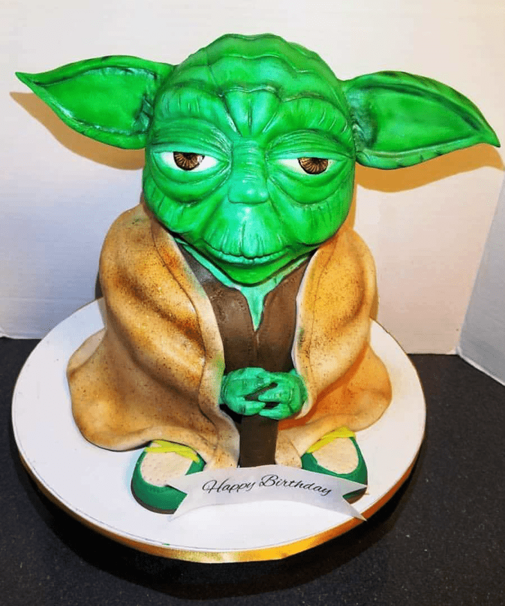 Fascinating Yoda Cake