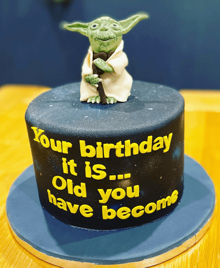 Magnificent Yoda Cake
