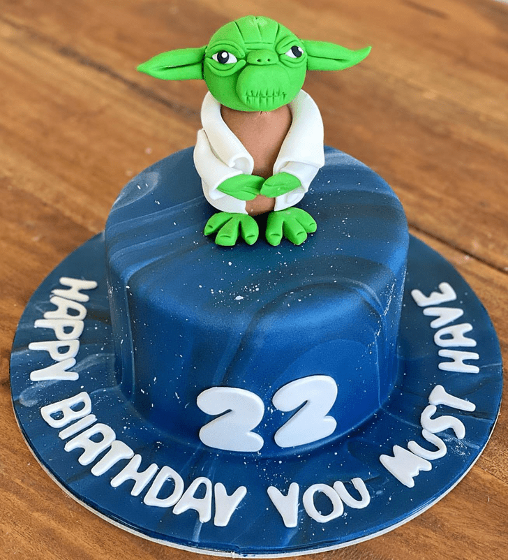 Radiant Yoda Cake