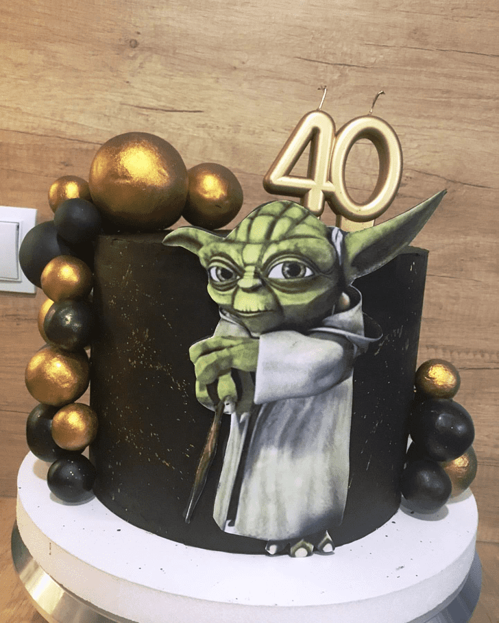 Stunning Yoda Cake
