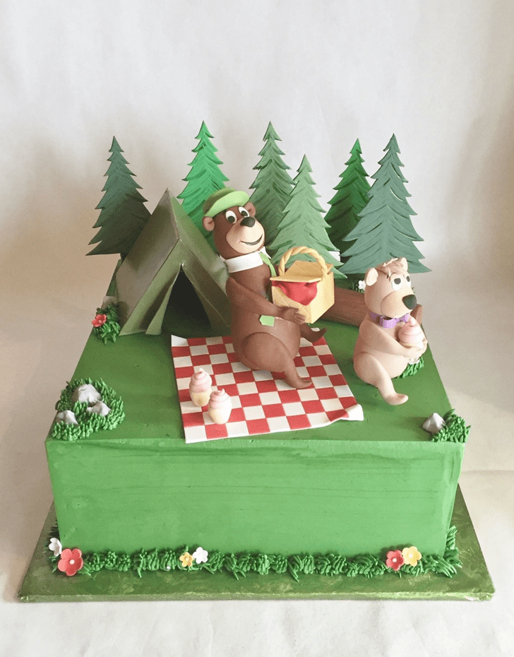 Alluring Yogi Bear Cake