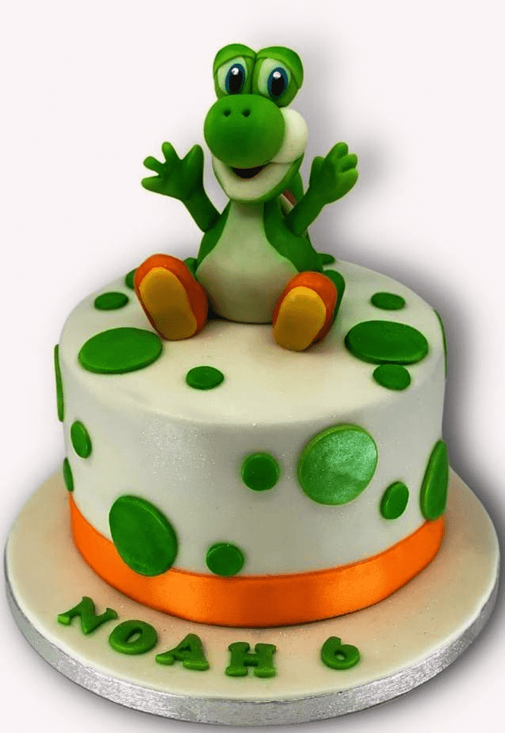 Delicate Yoshi Cake