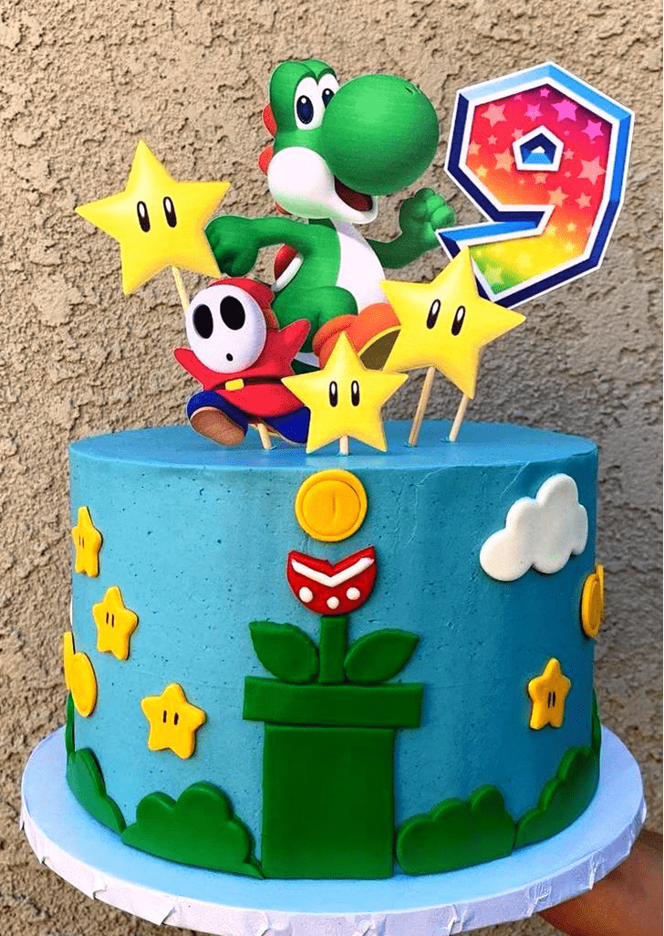 Elegant Yoshi Cake