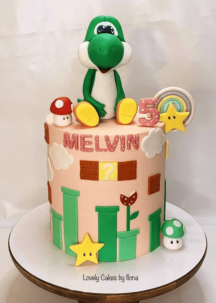 Enthralling Yoshi Cake