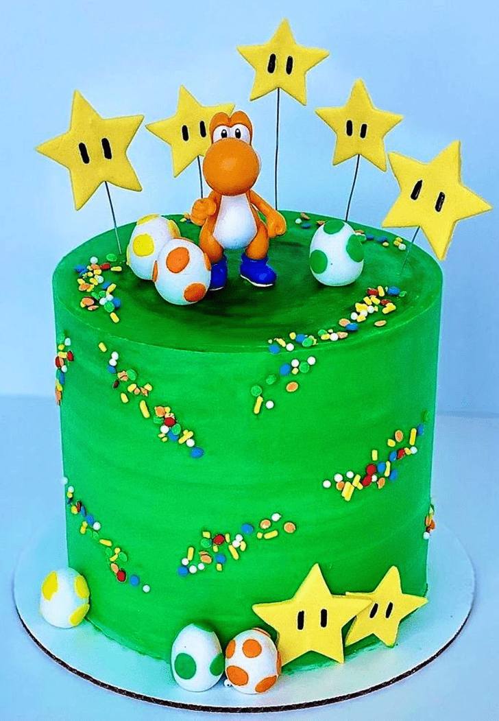 Fascinating Yoshi Cake