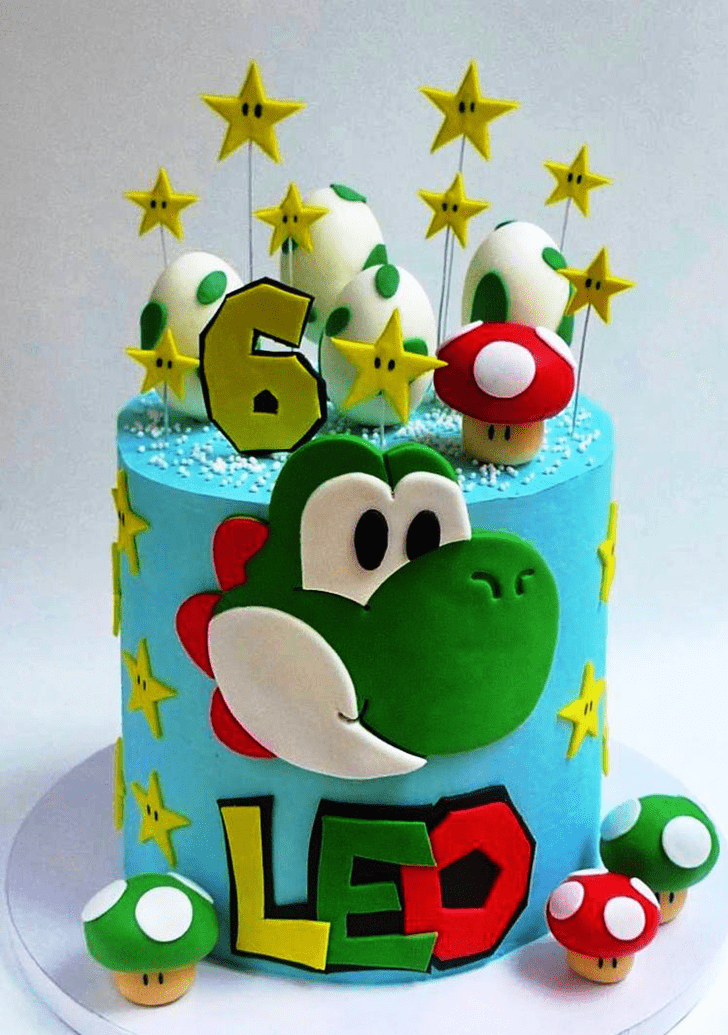 Fetching Yoshi Cake