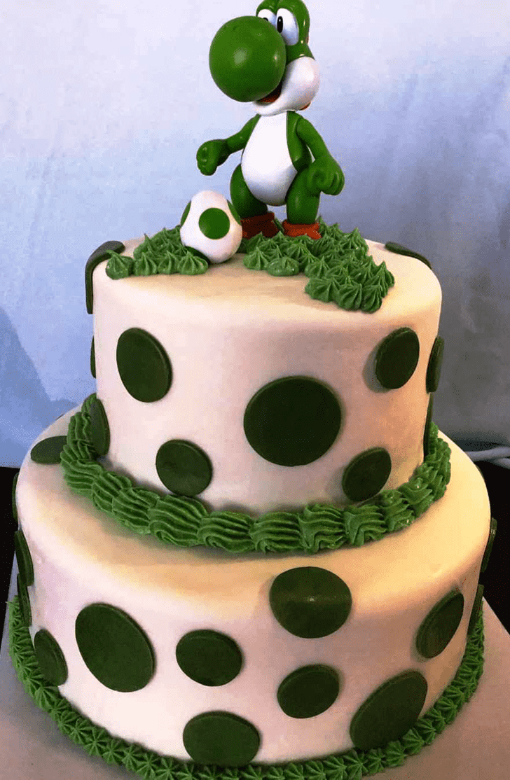 Good Looking Yoshi Cake