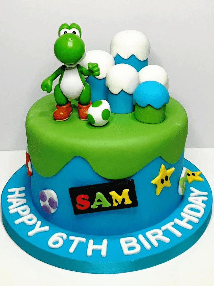 Handsome Yoshi Cake