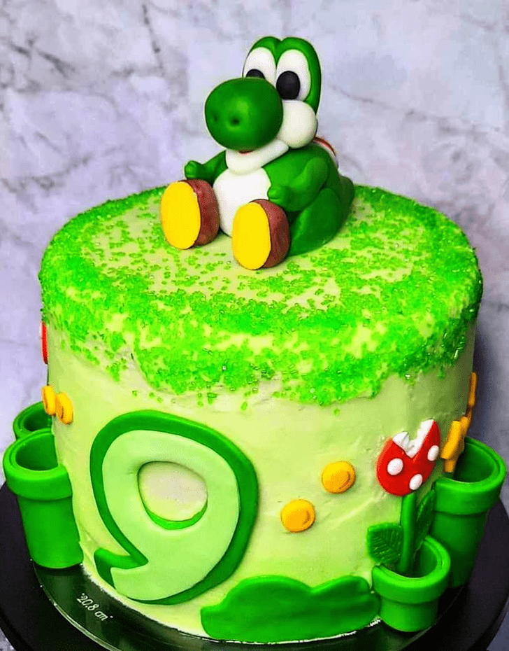 Ravishing Yoshi Cake