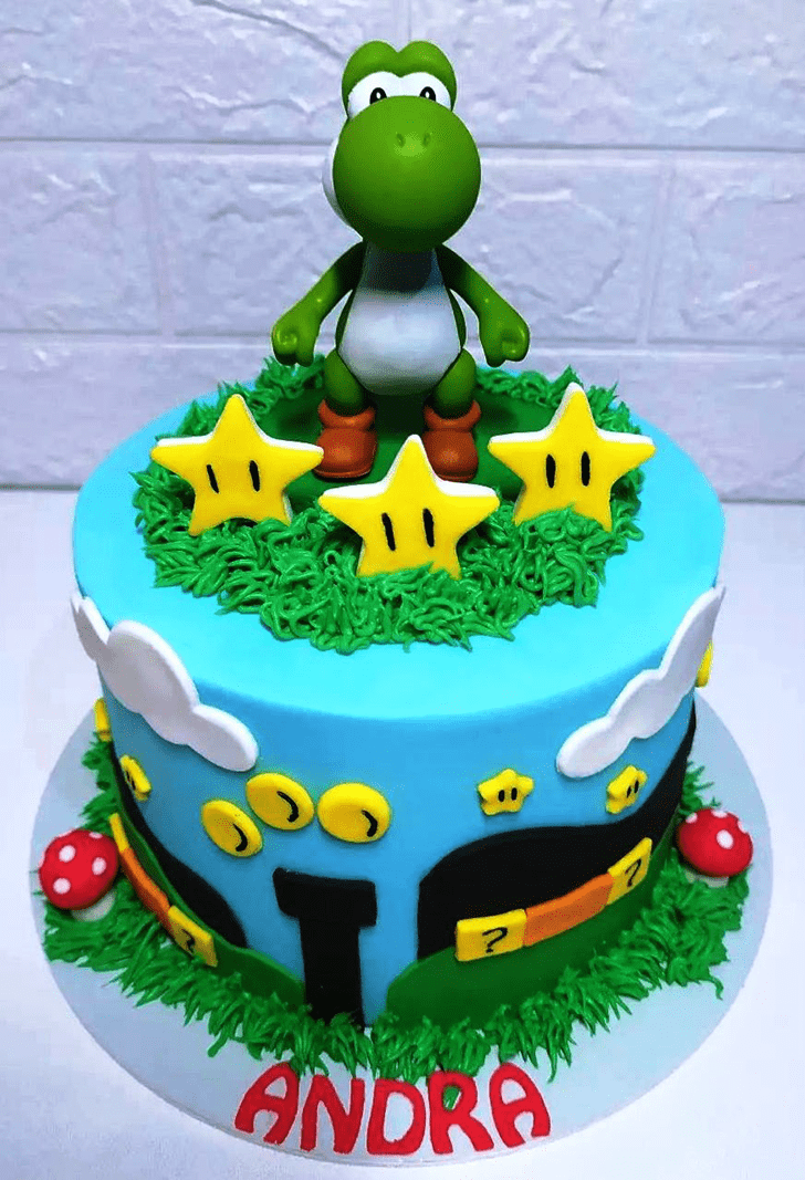 Slightly Yoshi Cake