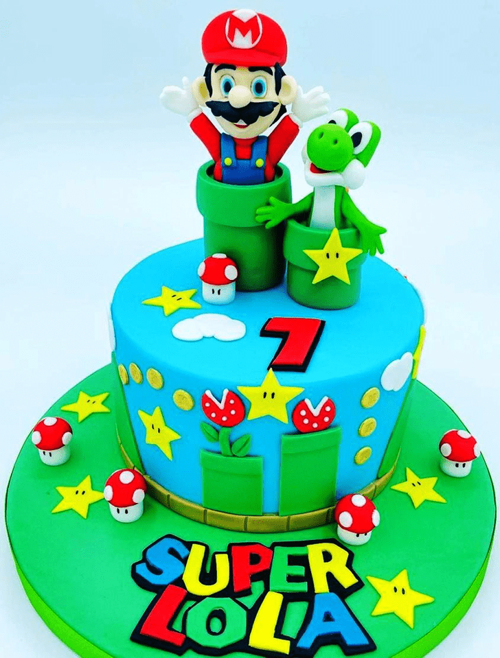 Stunning Yoshi Cake