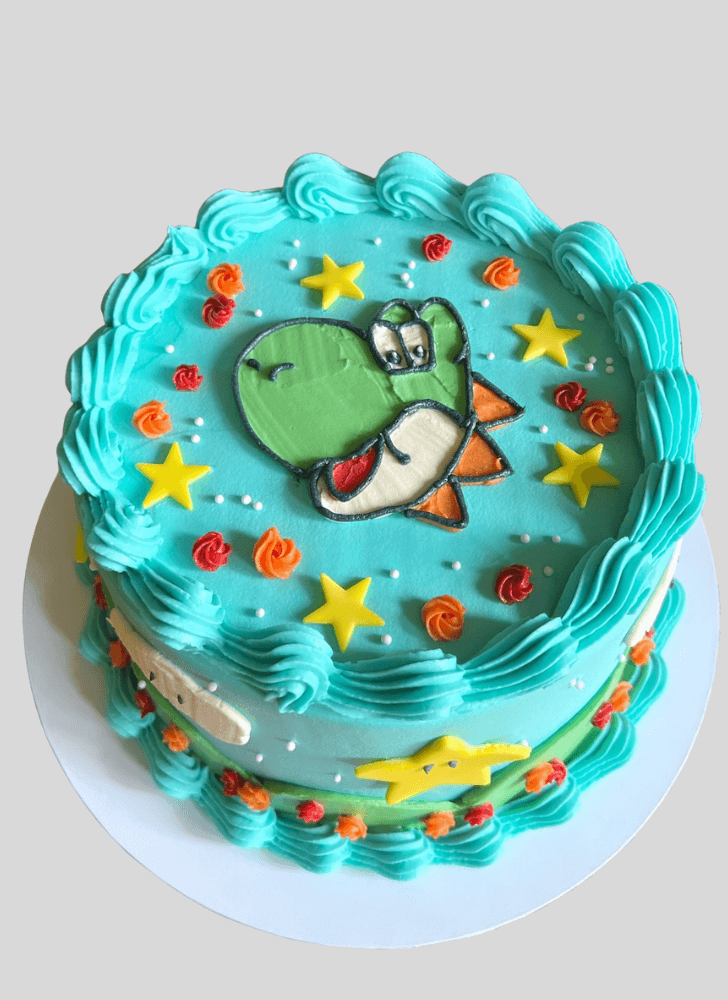 Comely Yoshi Cake