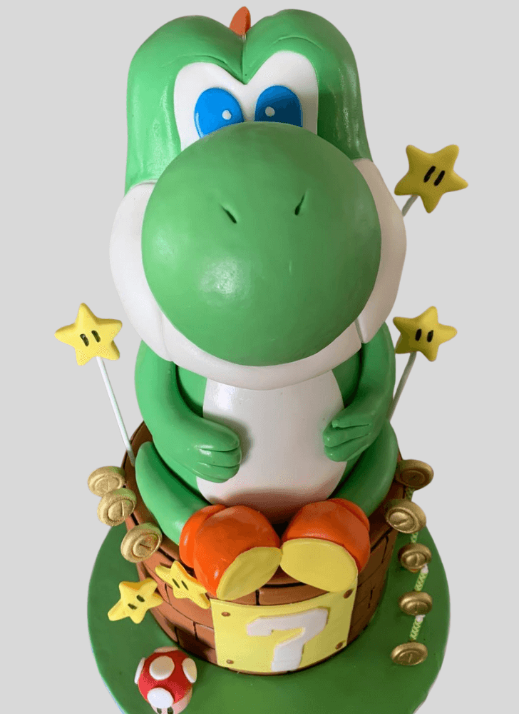 Cute Yoshi Cake