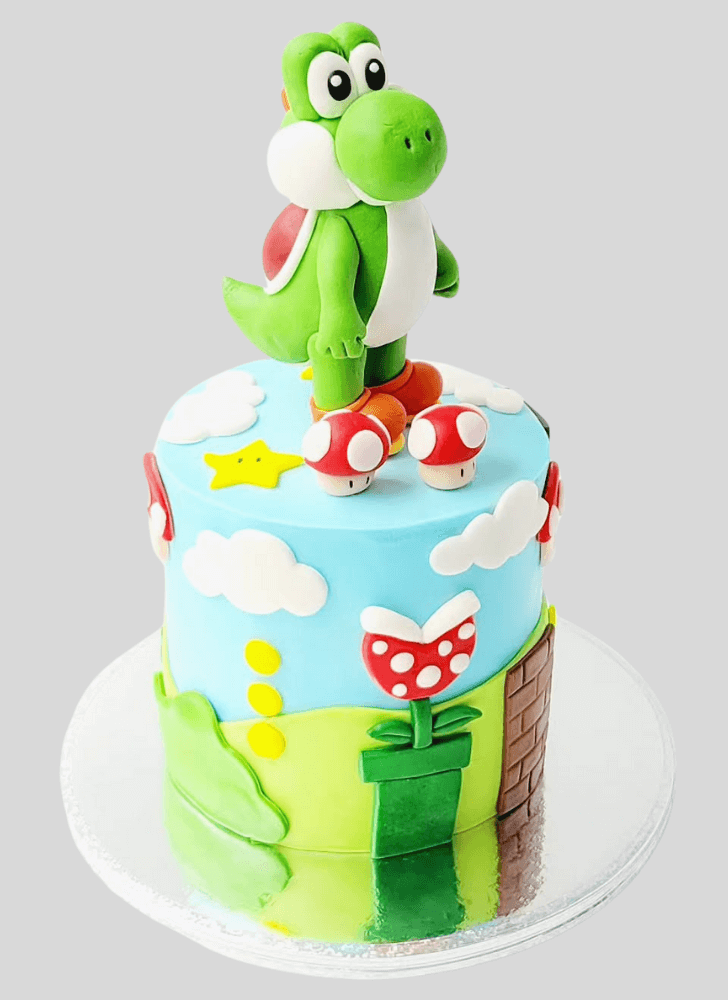 Delicate Yoshi Cake