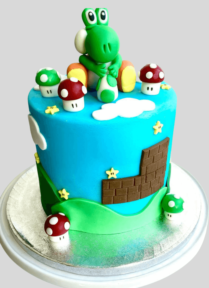 Elegant Yoshi Cake