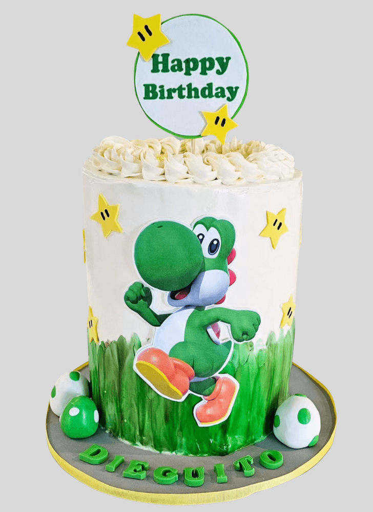 Enthralling Yoshi Cake