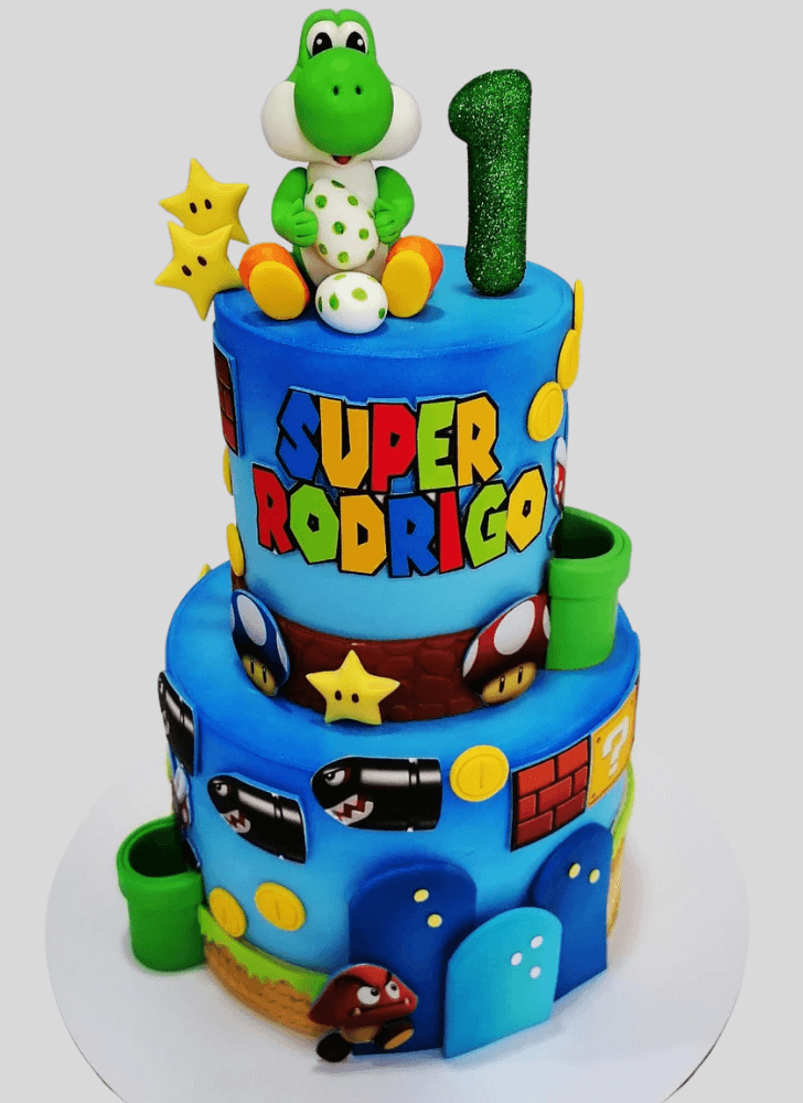 Graceful Yoshi Cake