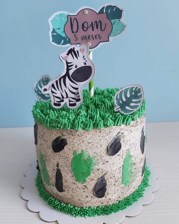 Elegant Zebra Cake