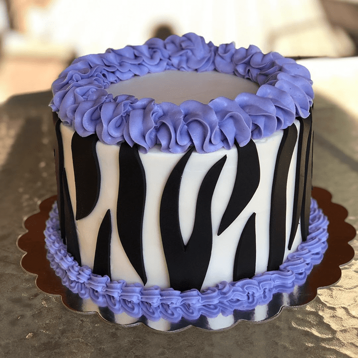 Gorgeous Zebra Cake