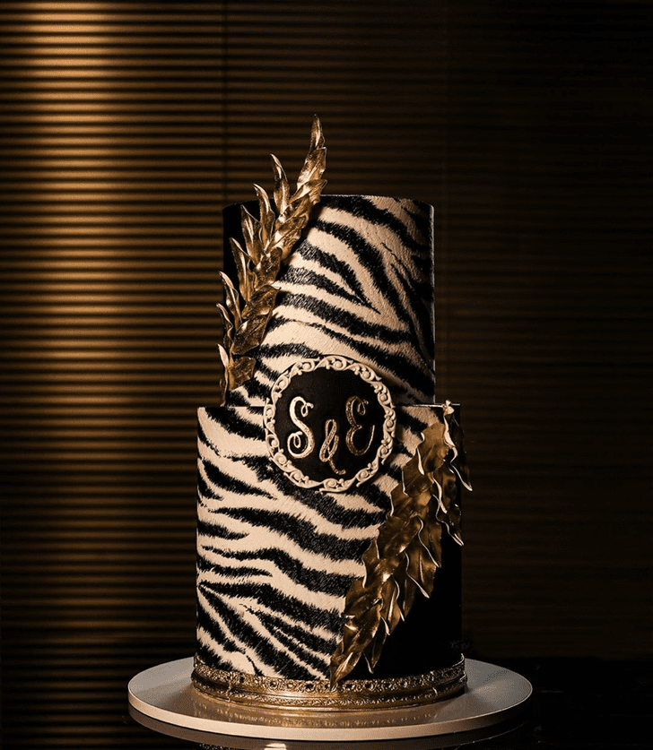 Graceful Zebra Cake