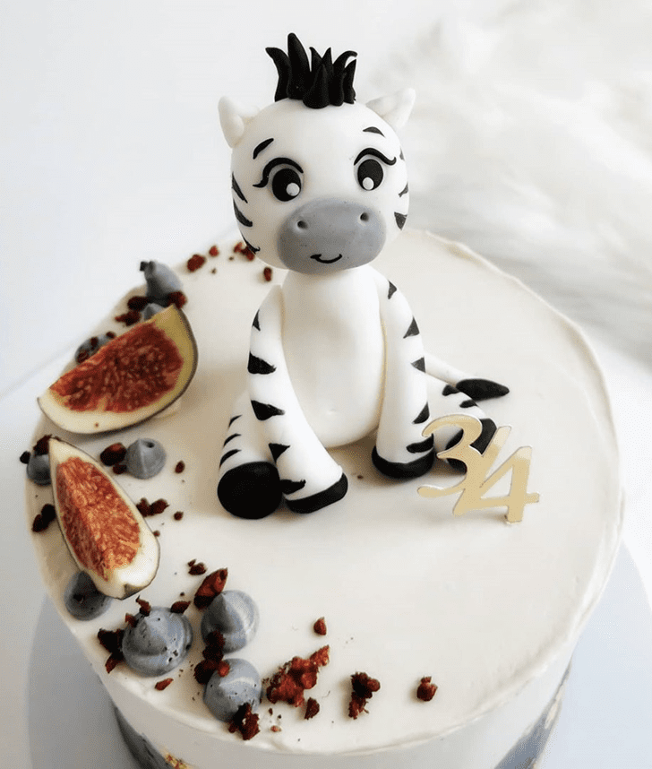 Mesmeric Zebra Cake