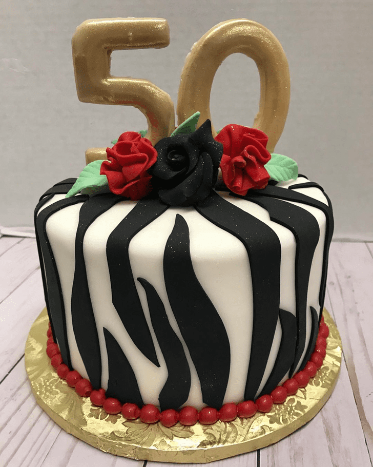 Radiant Zebra Cake