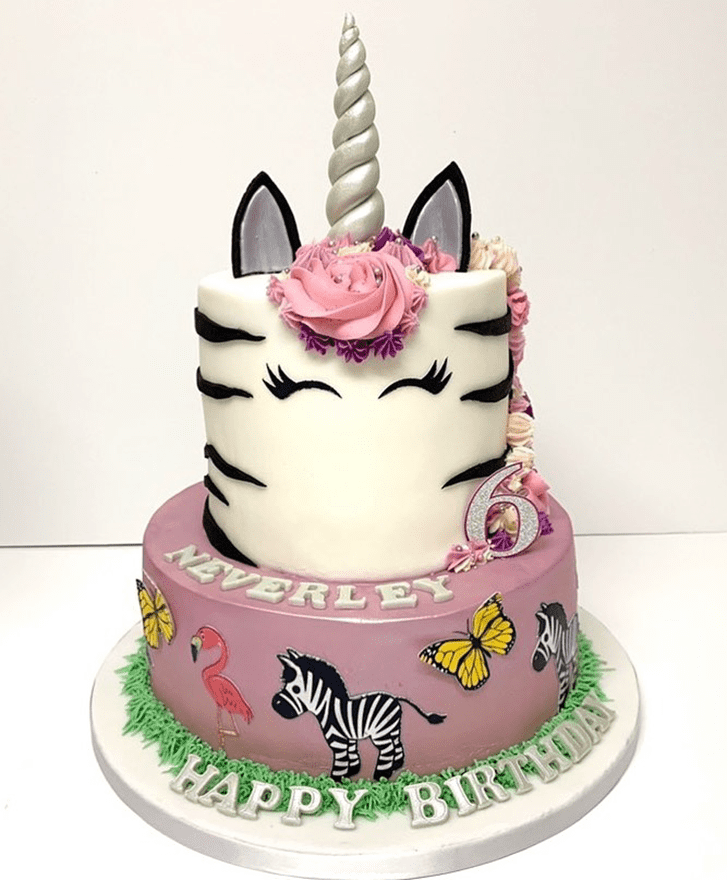 Ravishing Zebra Cake