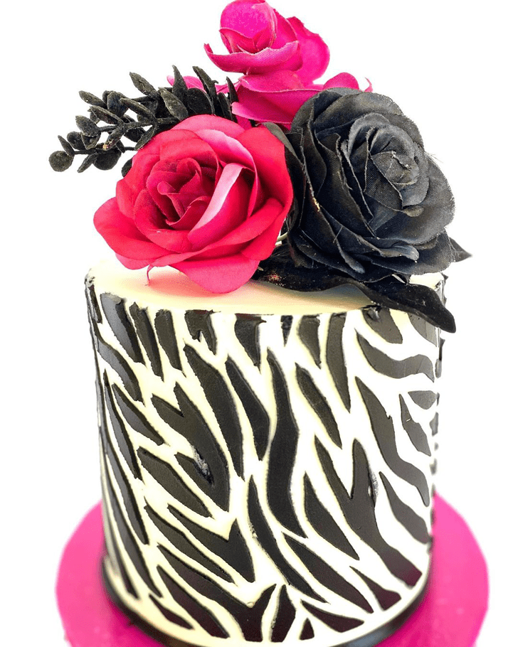 Shapely Zebra Cake