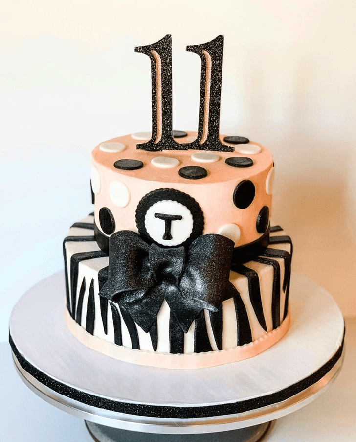 Slightly Zebra Cake